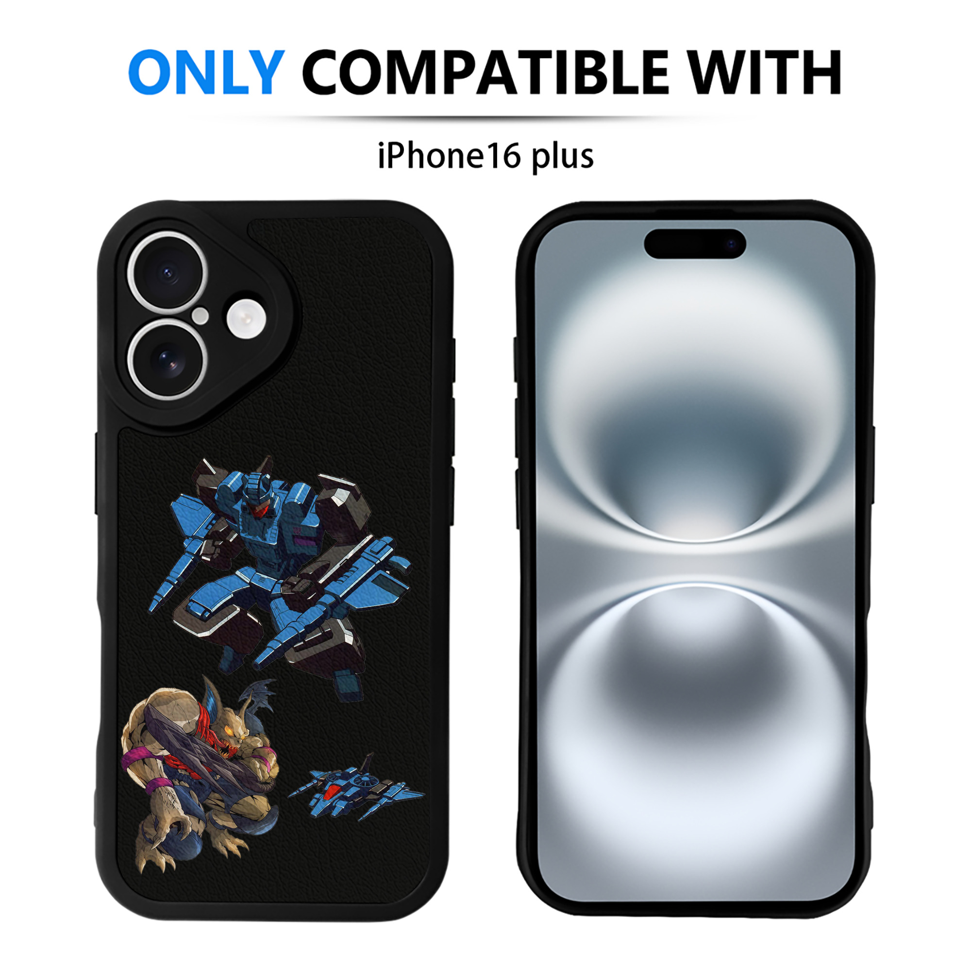 （画像用）  【iPhone 16シリーズ対応】シリコンスマホケース（レザー調） 材質：シリコン